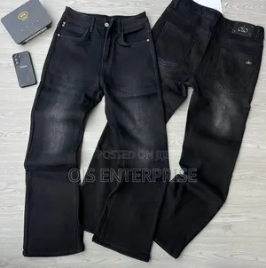Quality Plain Buggy Jeans