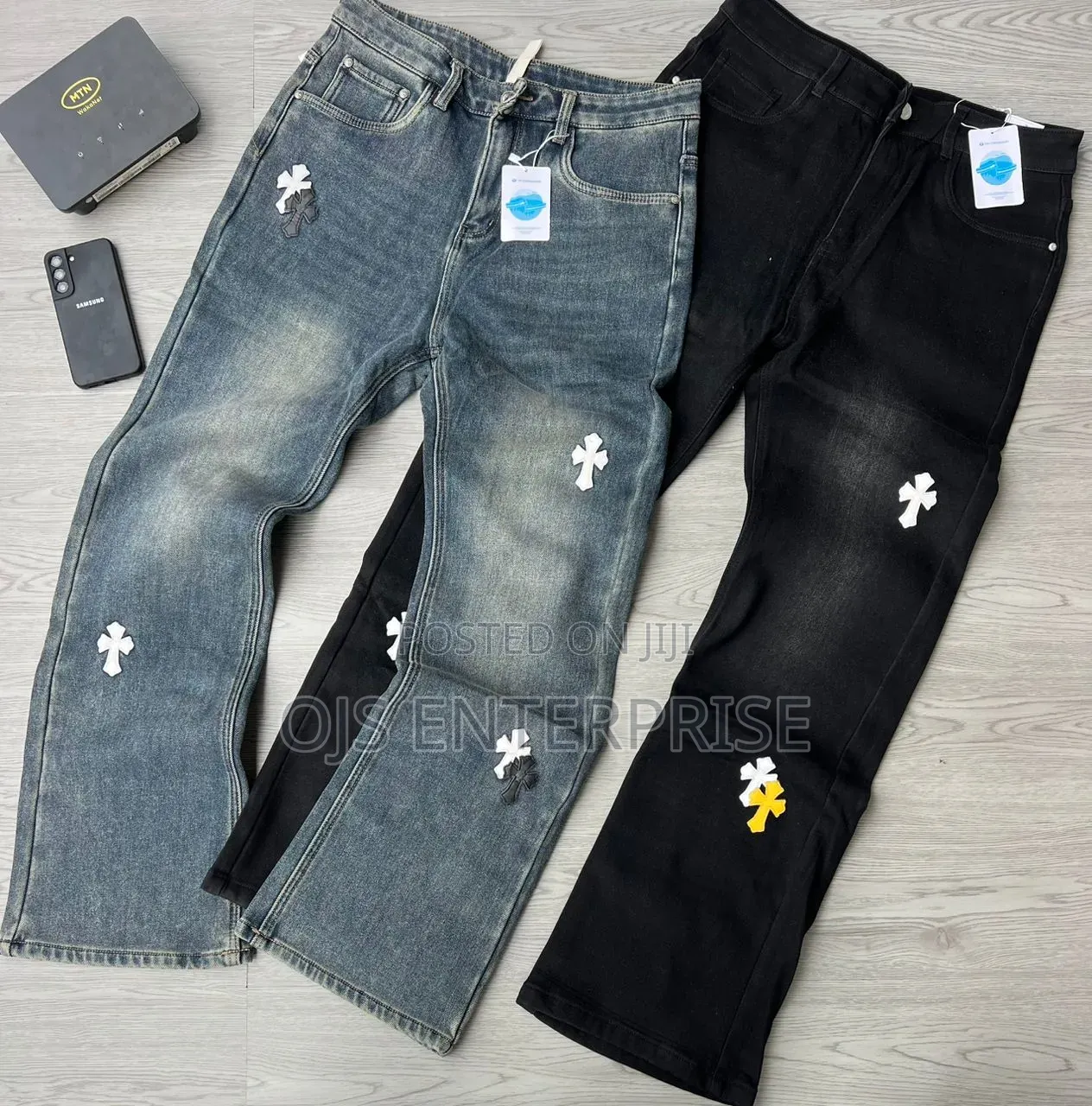 Quality Plain Buggy Jeans
