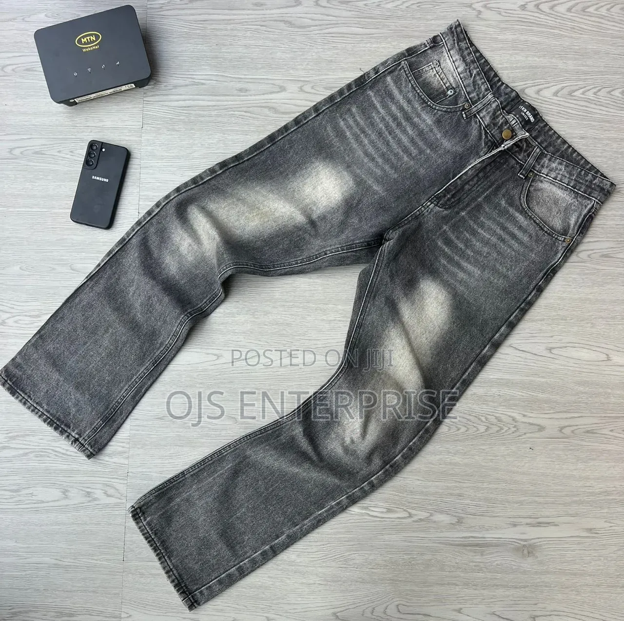 Quality Plain Buggy Jeans