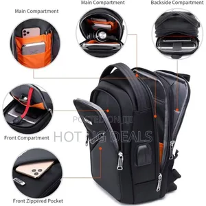 Duslang Crossbody, Shoulder Backpack Chest Bags With Usb Charger Port