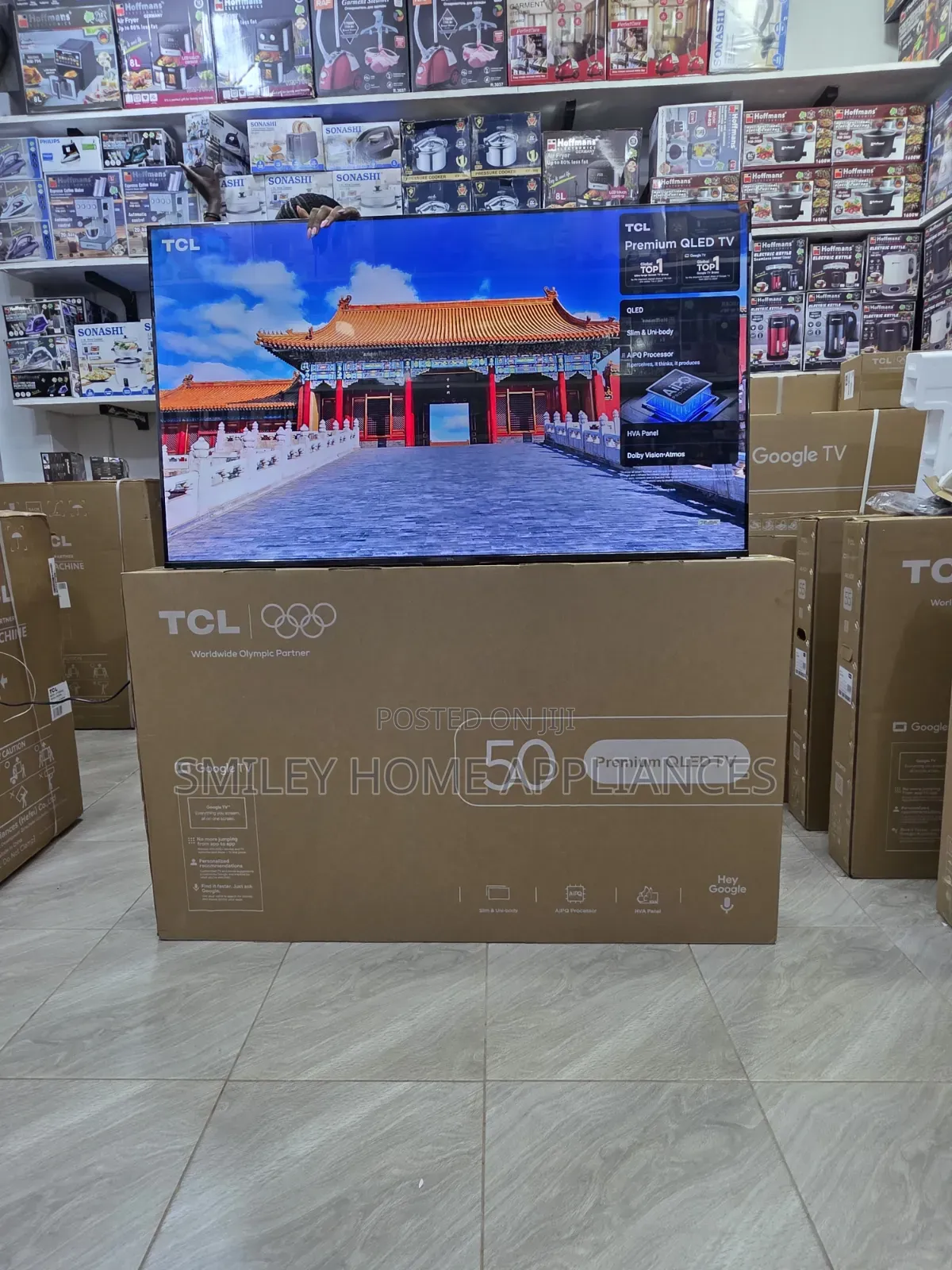 Brand New 50inches TCL Premium Qled- Google Andriod Pro Tv 50p7l
