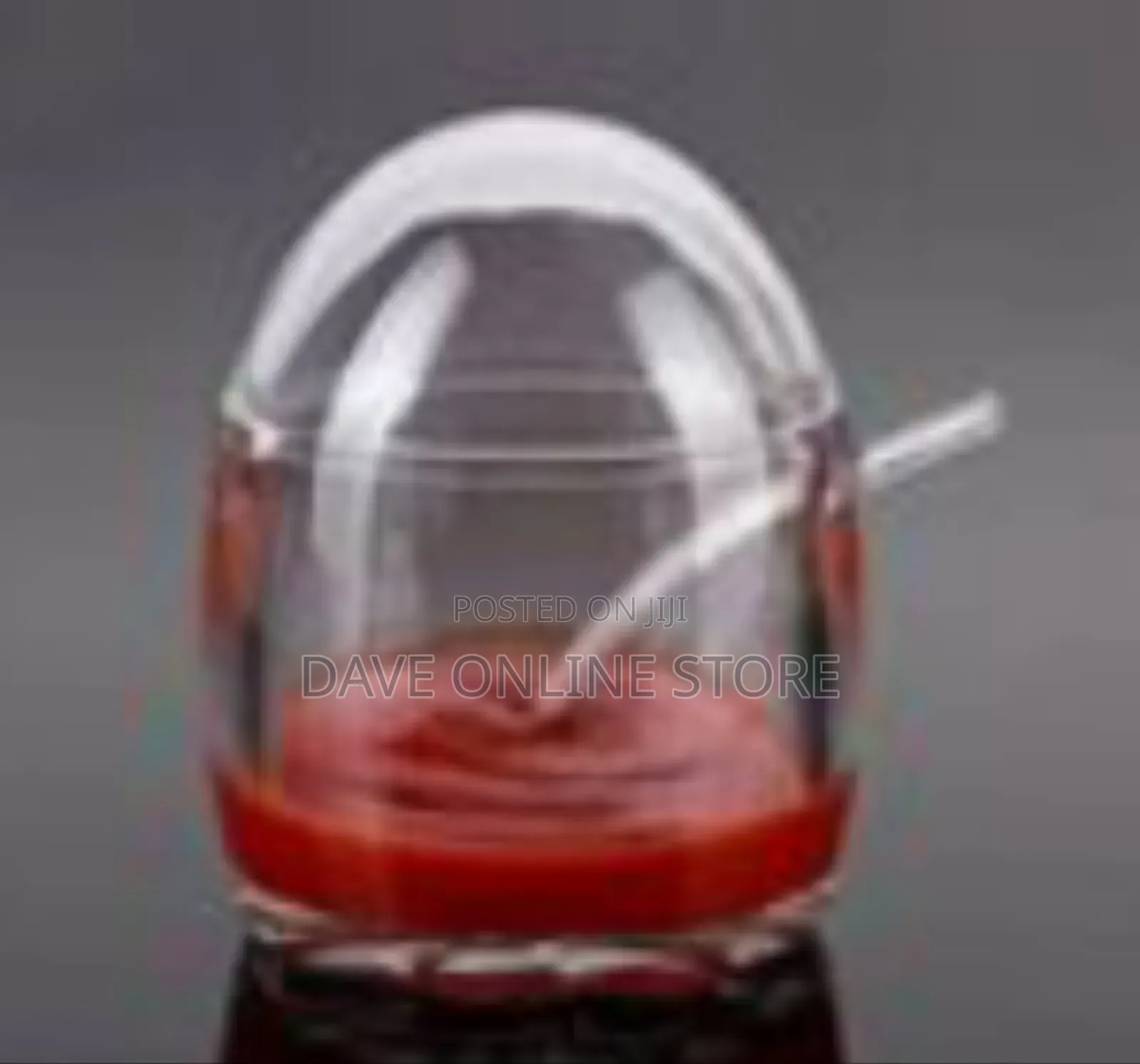 2-Piece Set of Clear Condiment/Sauce Dispensers With Spoons Tray