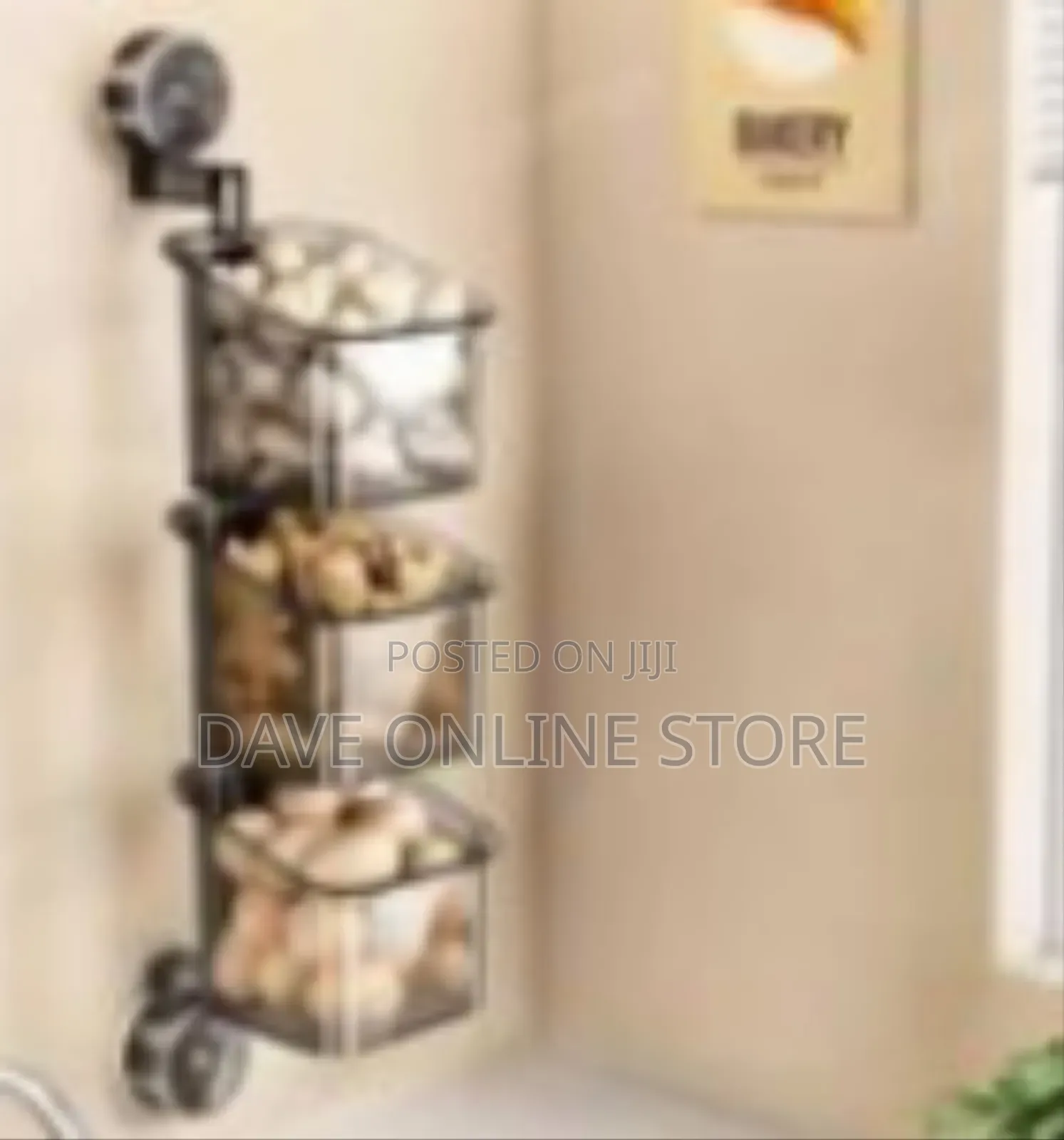 Multi-tiered Storage Organizer With Transparent Bins