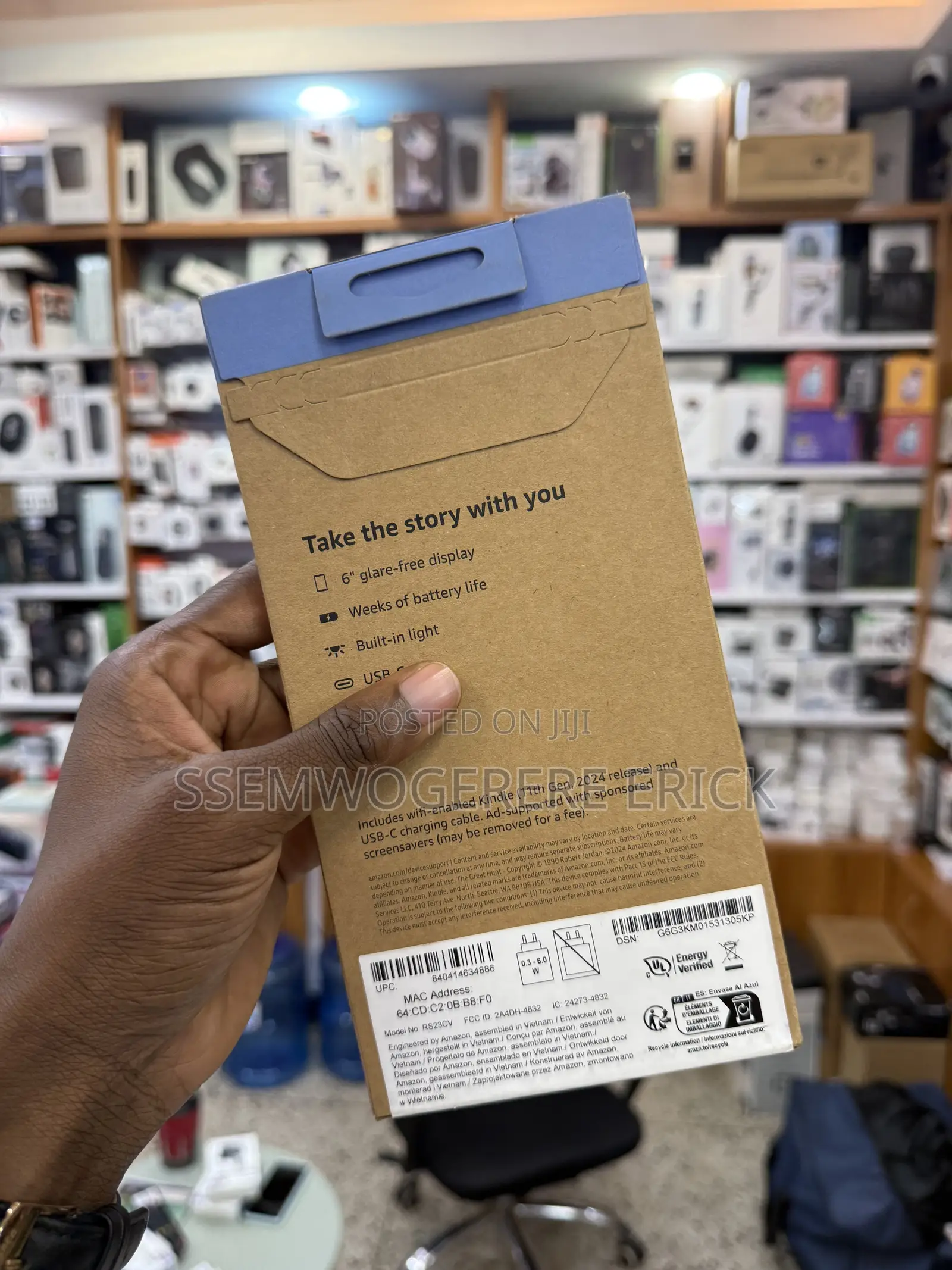New Amazon Kindle Paperwhite 16 GB Blue