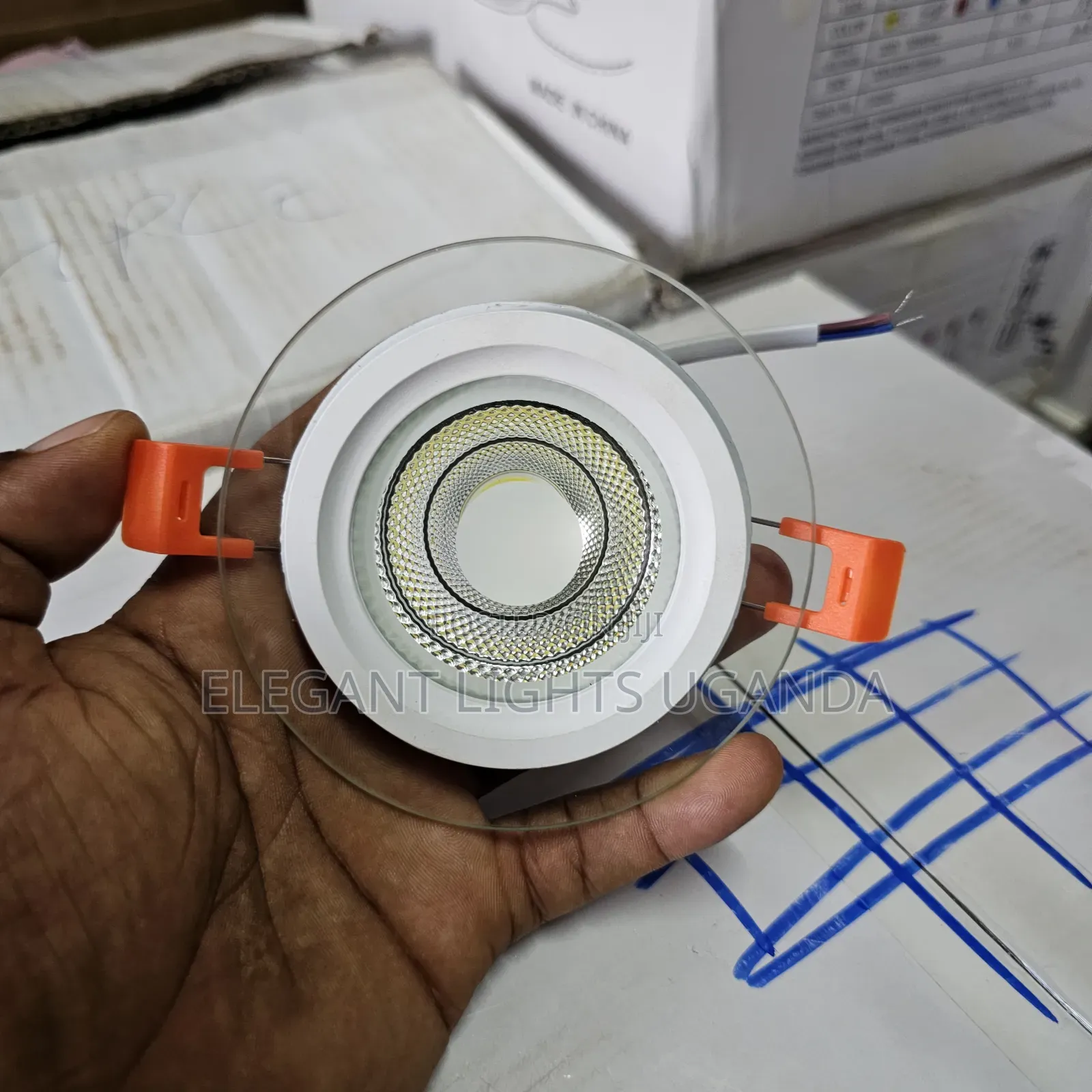 Glass Panel Spotlights 3in1