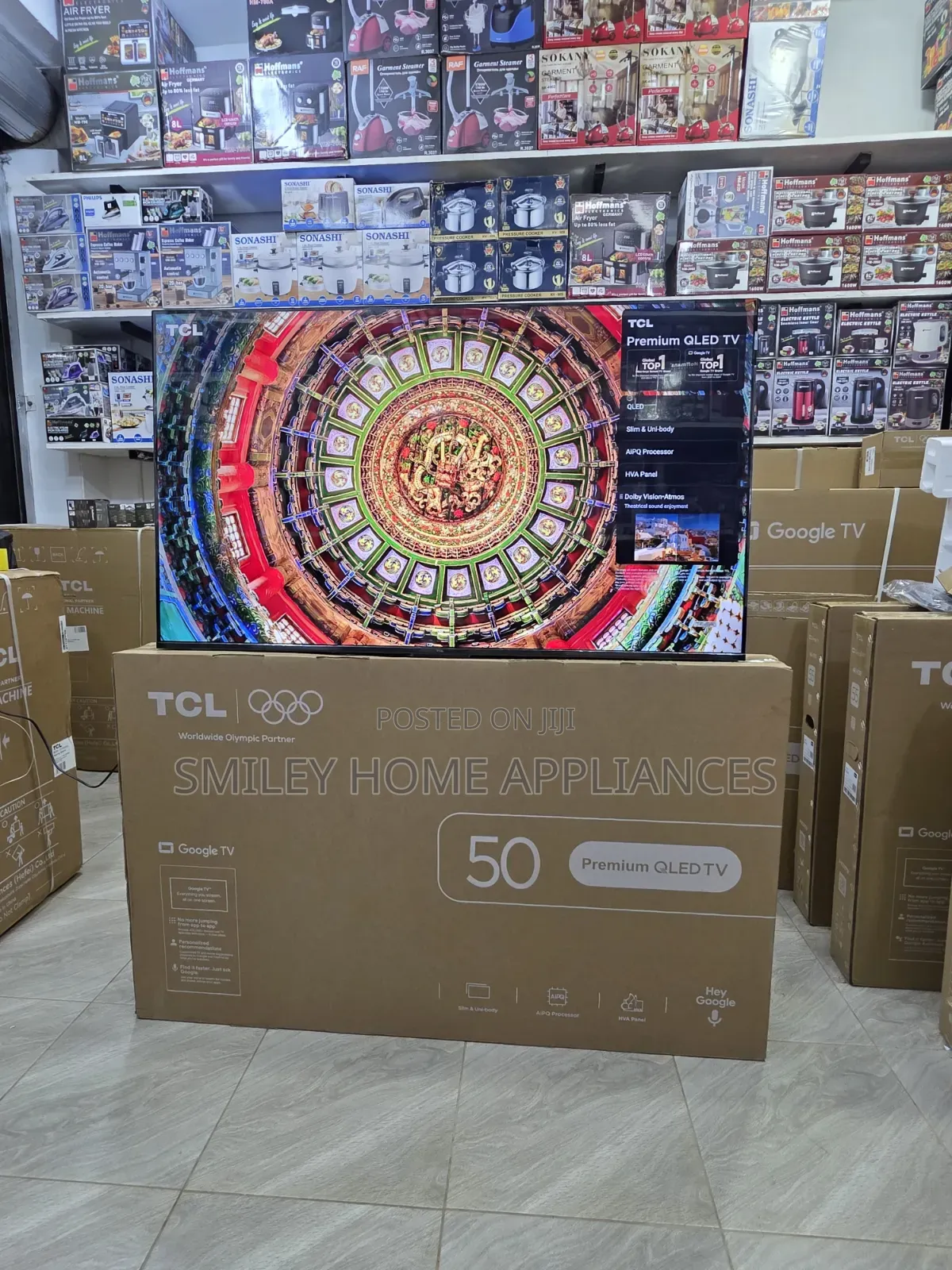 TCL 50p7l Model 50inches Premium Qled4k Android Tv With 3year Warranty