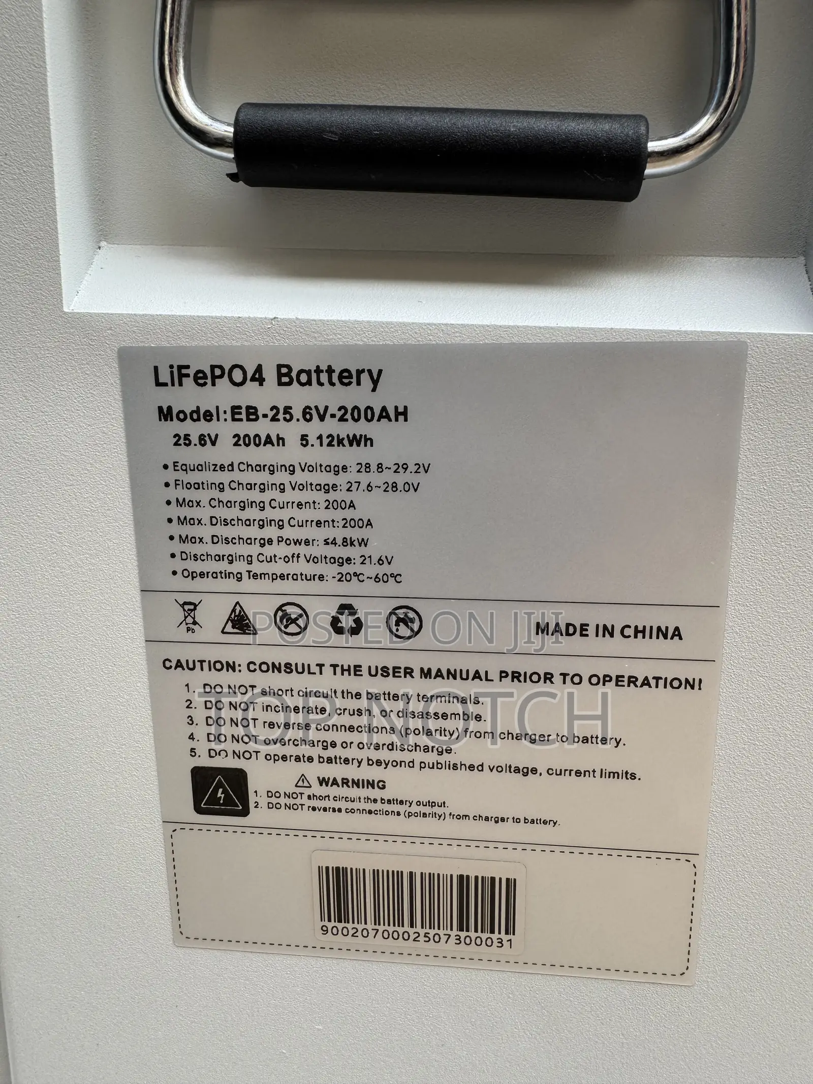 5kwh/200ah/24v Lithium Battery