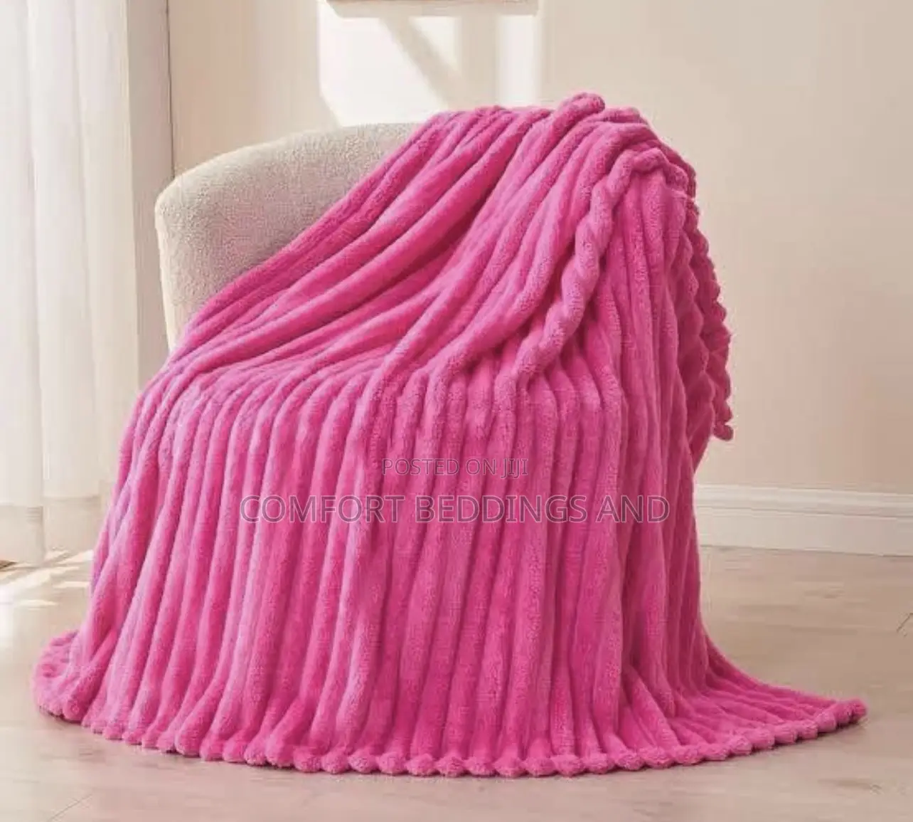 Medium Size Throw Blankets Hot Pink