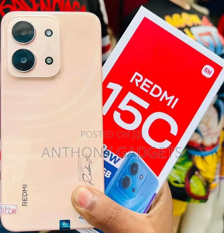 New Xiaomi Redmi 15C 4G 256 GB Rose Gold