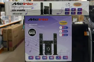 Multimedia Speaker System With a 16000w Pmpo Output and Extra Bass