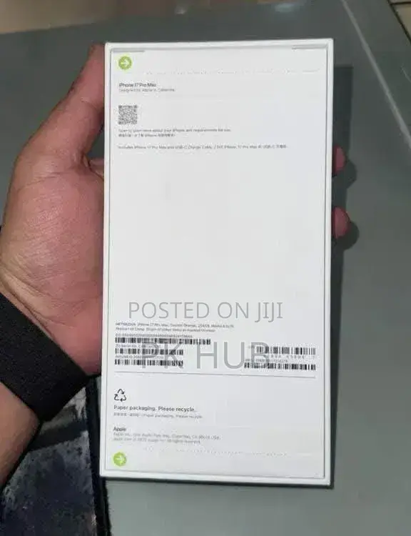 New Apple iPhone 17 Pro Max 1 TB Orange