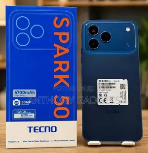 New Tecno Spark 50 128 GB Black