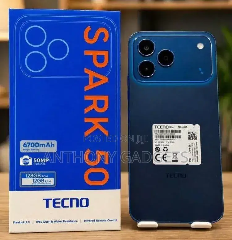 New Tecno Spark 50 128 GB Black