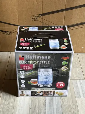 Brand New Hoffmans 2.2l Glass Electric Kettle (2000w) - Hm-2515