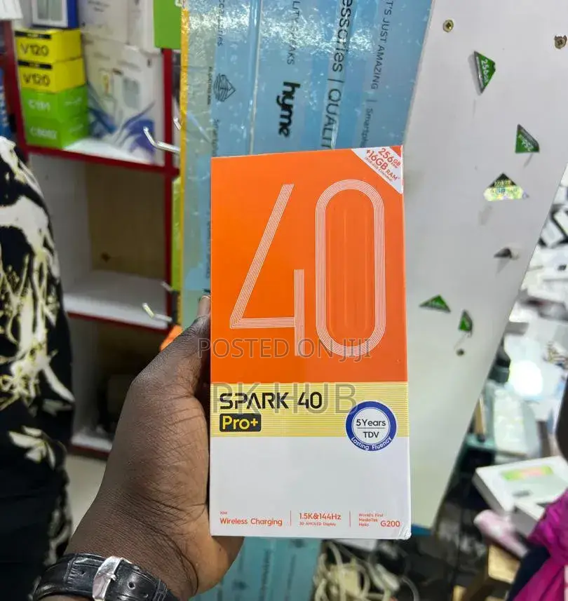 New Tecno Spark 40 Pro+ 256 GB White