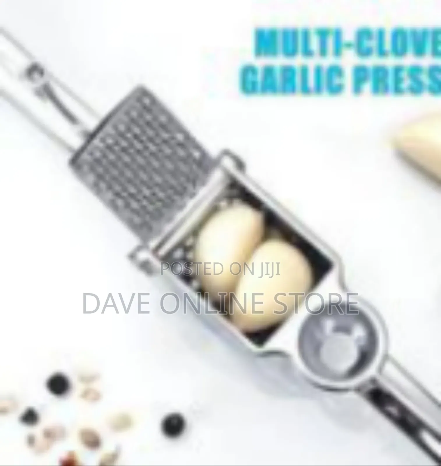 Professional Grade Ergonomic Garlic Press and Mincer