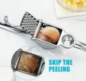Professional Grade Ergonomic Garlic Press and Mincer