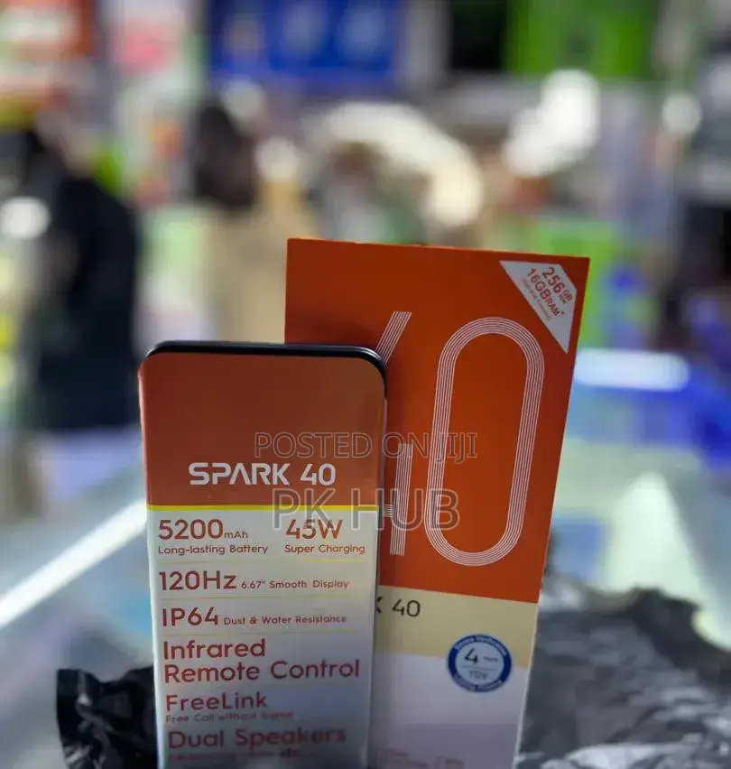 New Tecno Spark 40 256 GB Gray