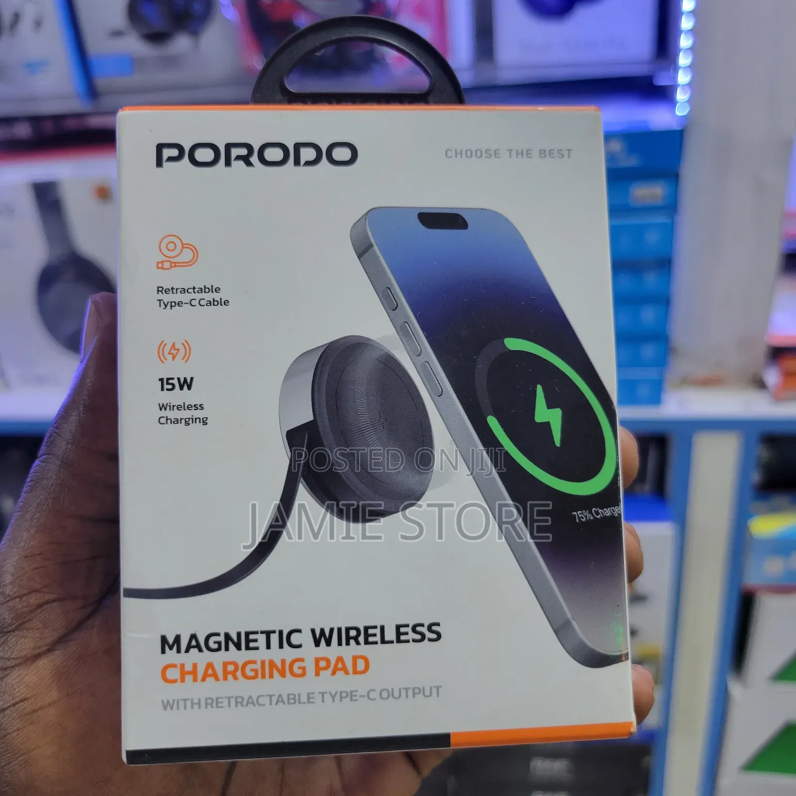 15w Porodo Wireless Magsafe Charger
