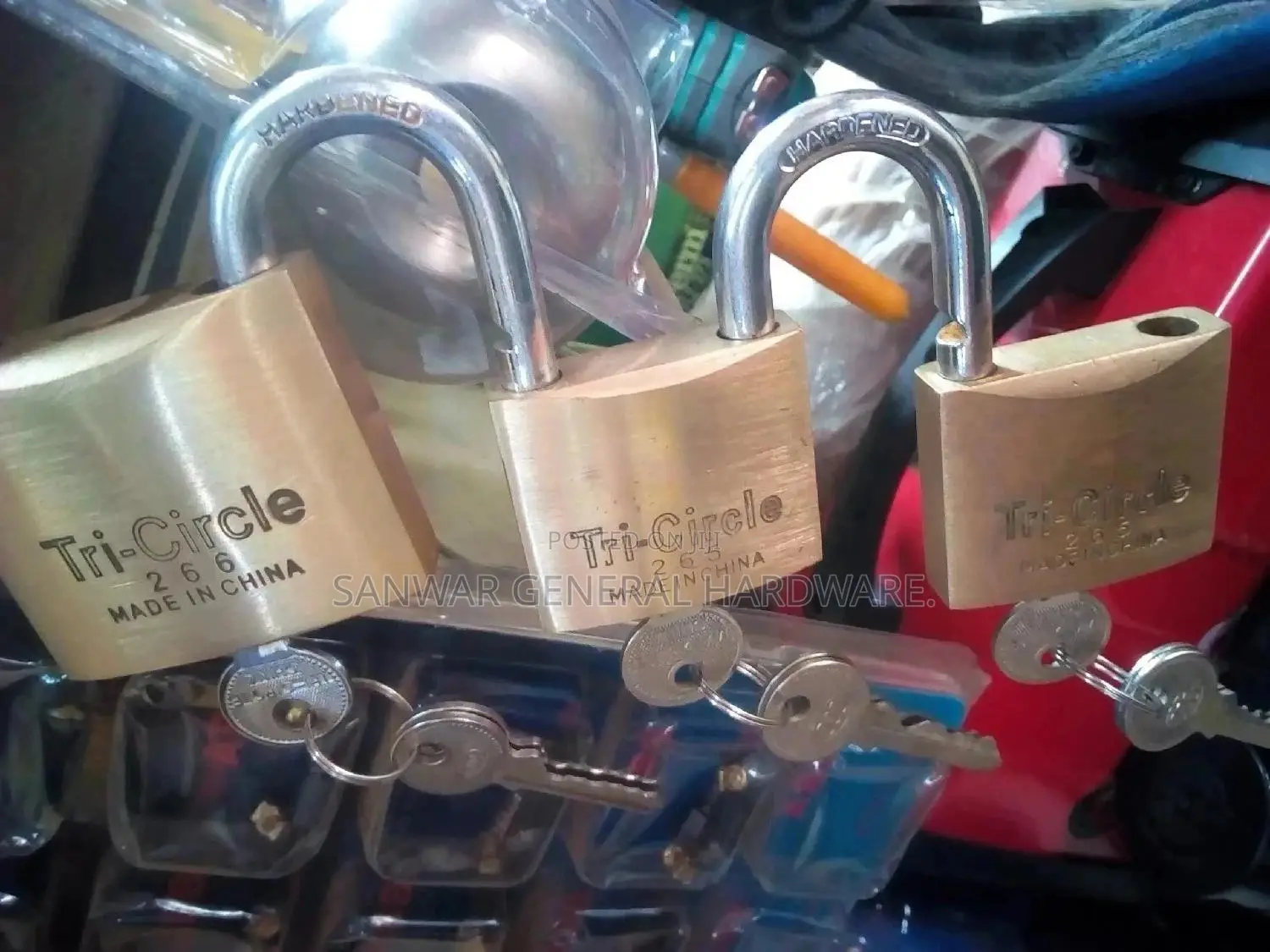 Tri-Circle Padlocks(Original) "266,265"