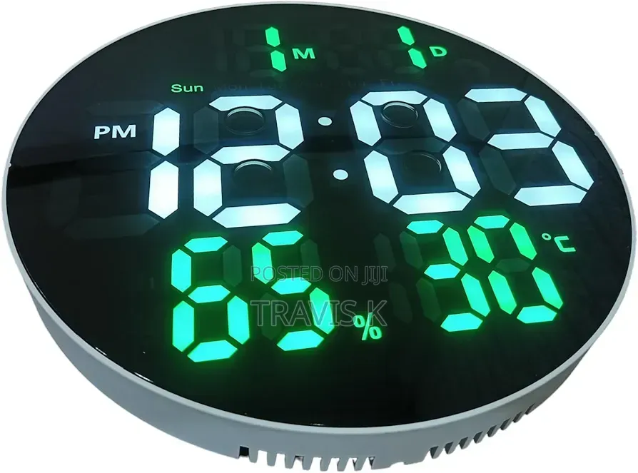 10" Plastic Digital Wall Clock