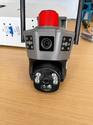 Wifi Solar Ptz Security Camera With Siren Solar Panel – Outdoor Cctv