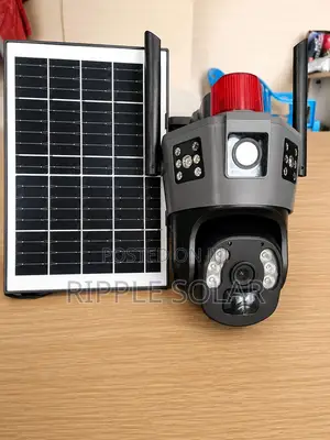 Wifi Solar Ptz Security Camera With Siren Solar Panel – Outdoor Cctv