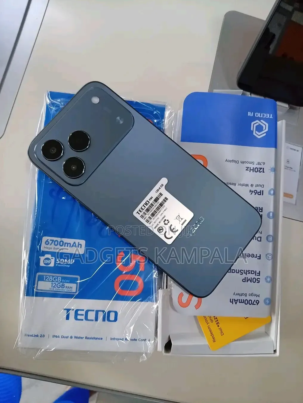 New Tecno Spark 50 128 GB Blue