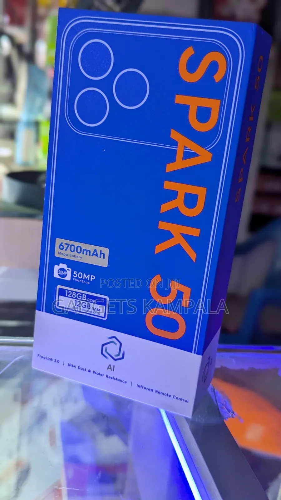 New Tecno Spark 50 128 GB Blue