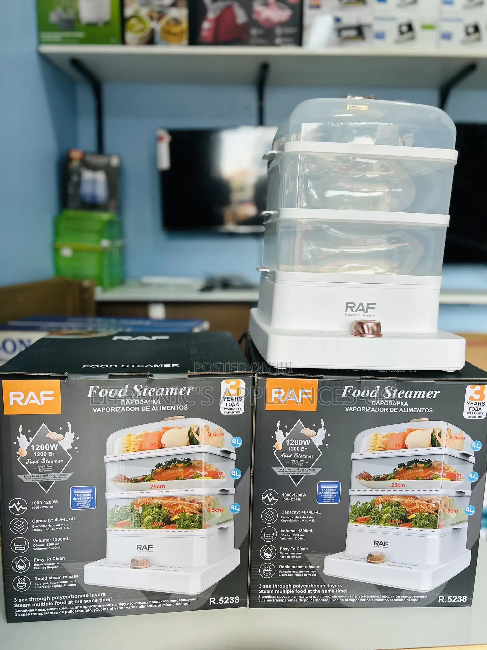 Food Steamer Raf Brand