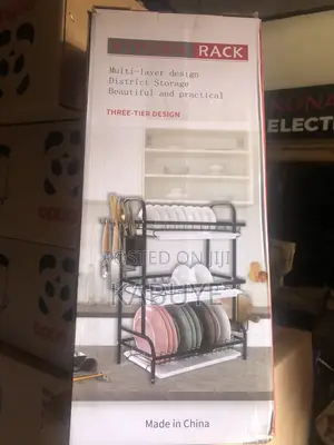 3-Tier Dish Rack Drainer