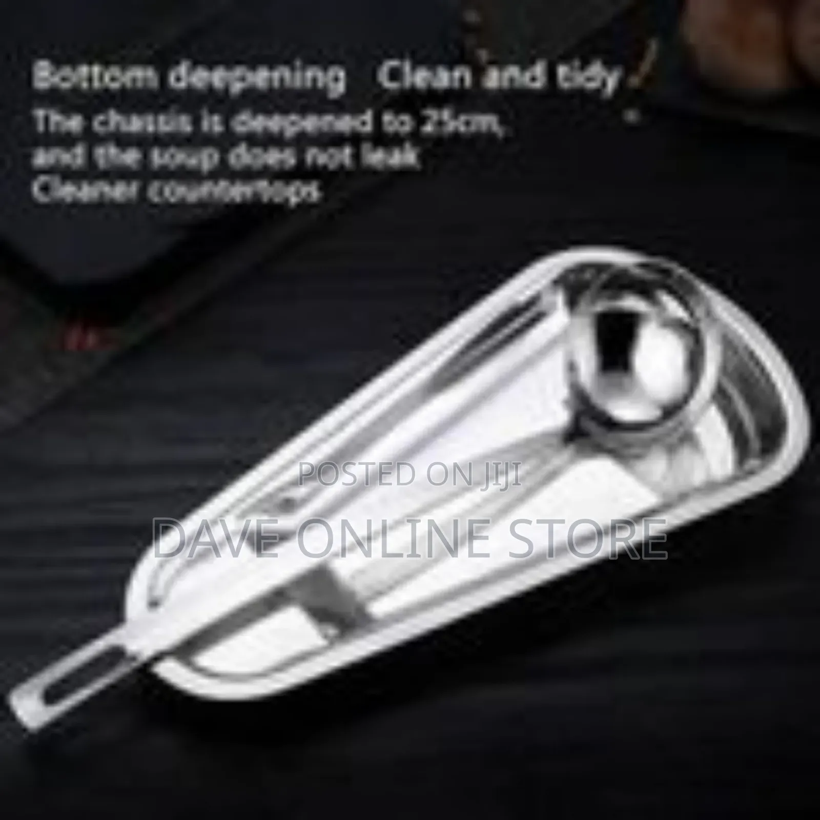 Stainless Steel Hot Pot Utensil Drip Tray Set