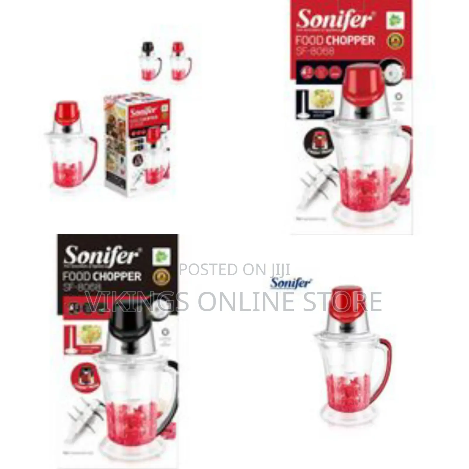 Sonifer 2 Litre Multifunctional Kitchen Machine Egg Whisker Onion