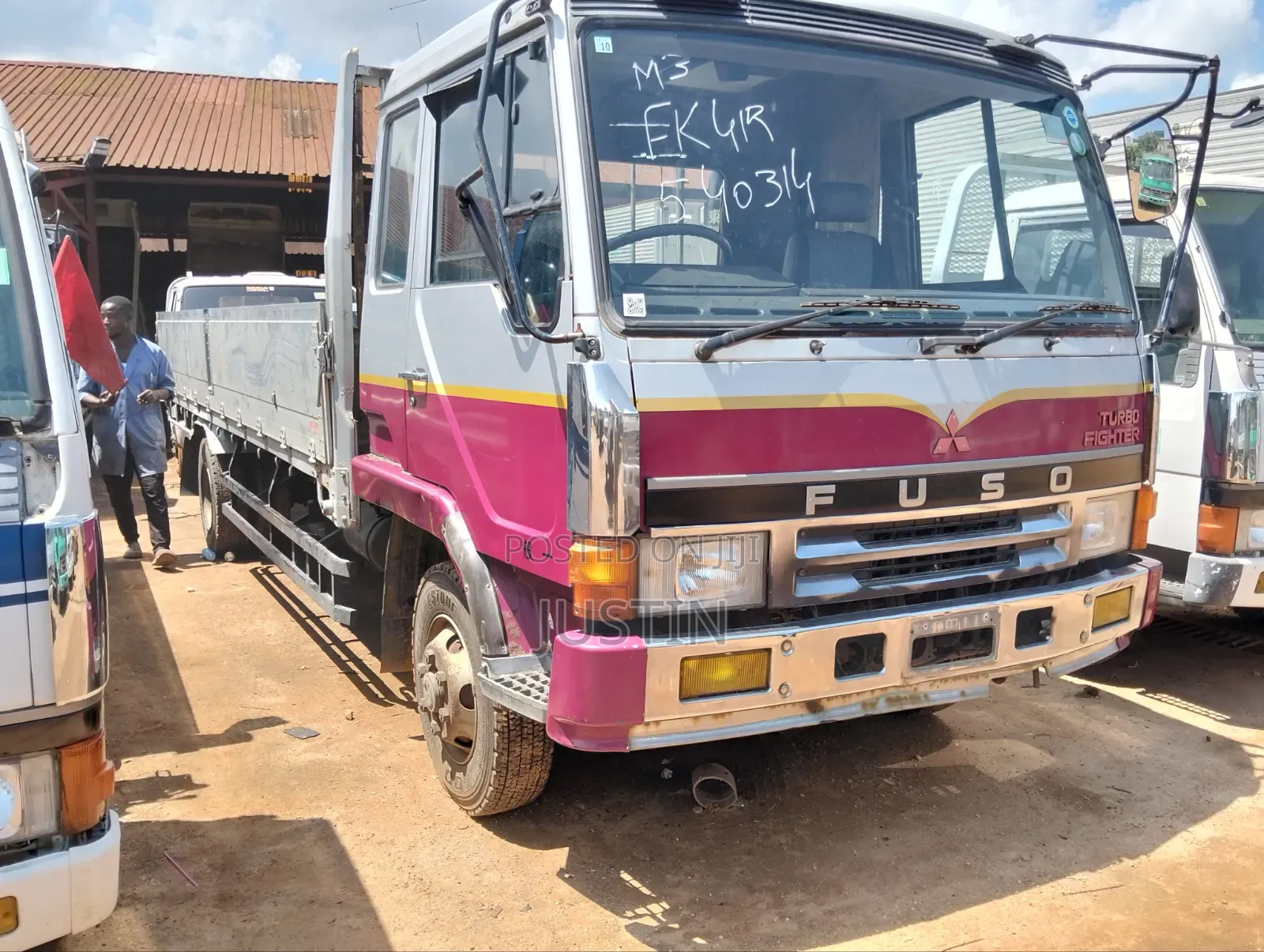 Fuso Truck 6d14 Turbo 1995 Red