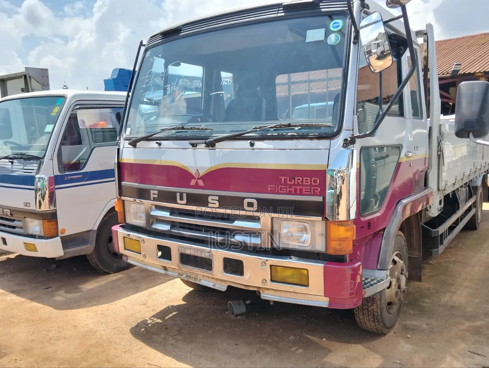 Fuso Truck 6d14 Turbo 1995 Red