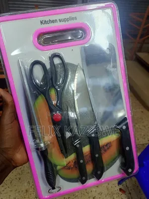 Knife Set With Chopping Board.