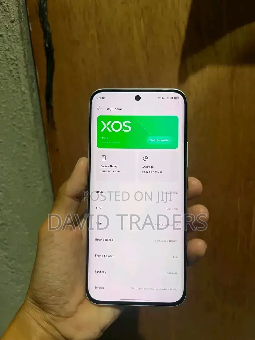 New Infinix Hot 60 Pro+ 256 GB Black