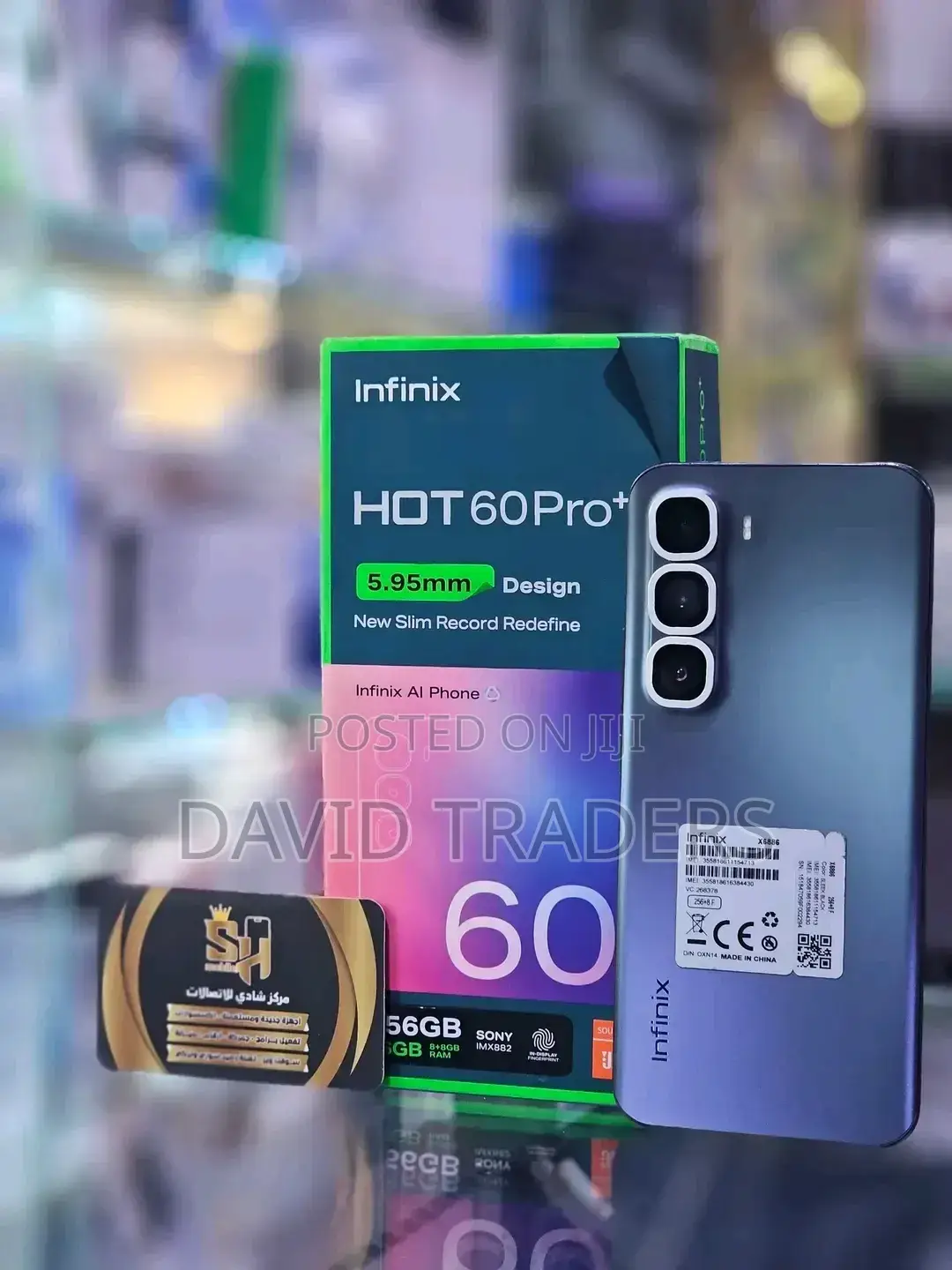 New Infinix Hot 60 Pro+ 256 GB Black