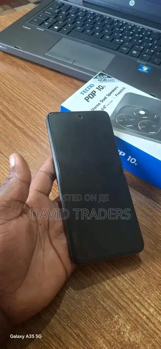 New Tecno Pop 10C 128 GB Black