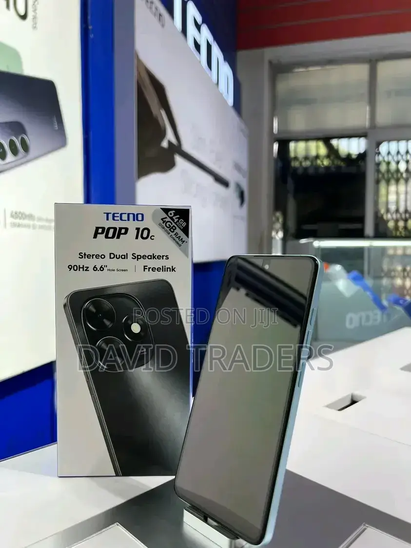 New Tecno Pop 10C 128 GB Gray