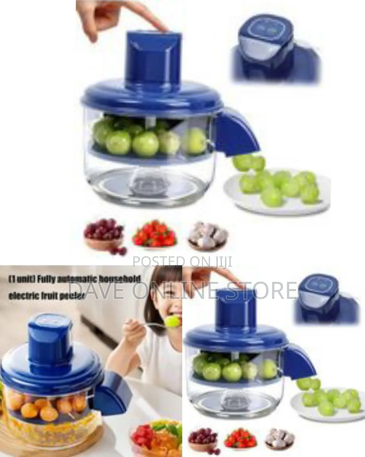 Efficient Electric Fruit and Vegetable Peeler Pitter