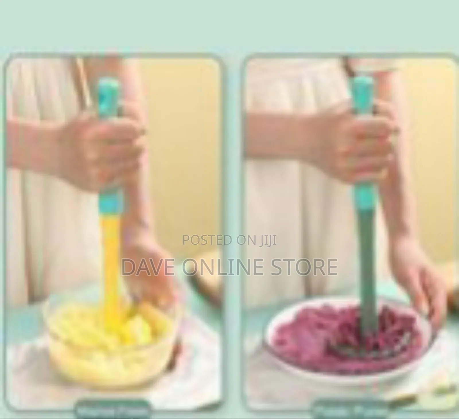 Ergonomic Manual Food Masher With Honeycomb Head