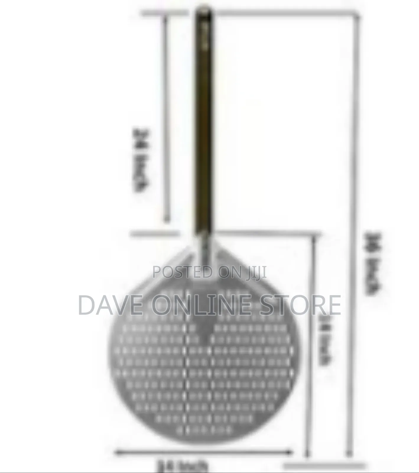 Professional Perforated Pizza Peel With Long Handle