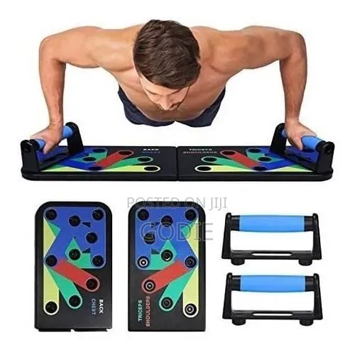 Portable, Foldable Push-Up Board
