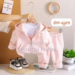Pink 3pc Toddler Outfits