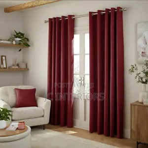 3pcs Plain Curtains (2 Curtains, 1net/Sheer), 1.5x3meters Each