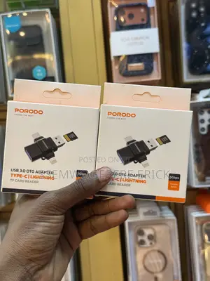Porodo Usb 3.0 Adapter Type-C Lightning