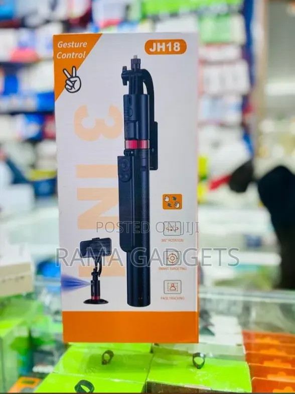 Jh18 Smart 3-in-1 Ai Tracking Selfie Stick and Tripod.