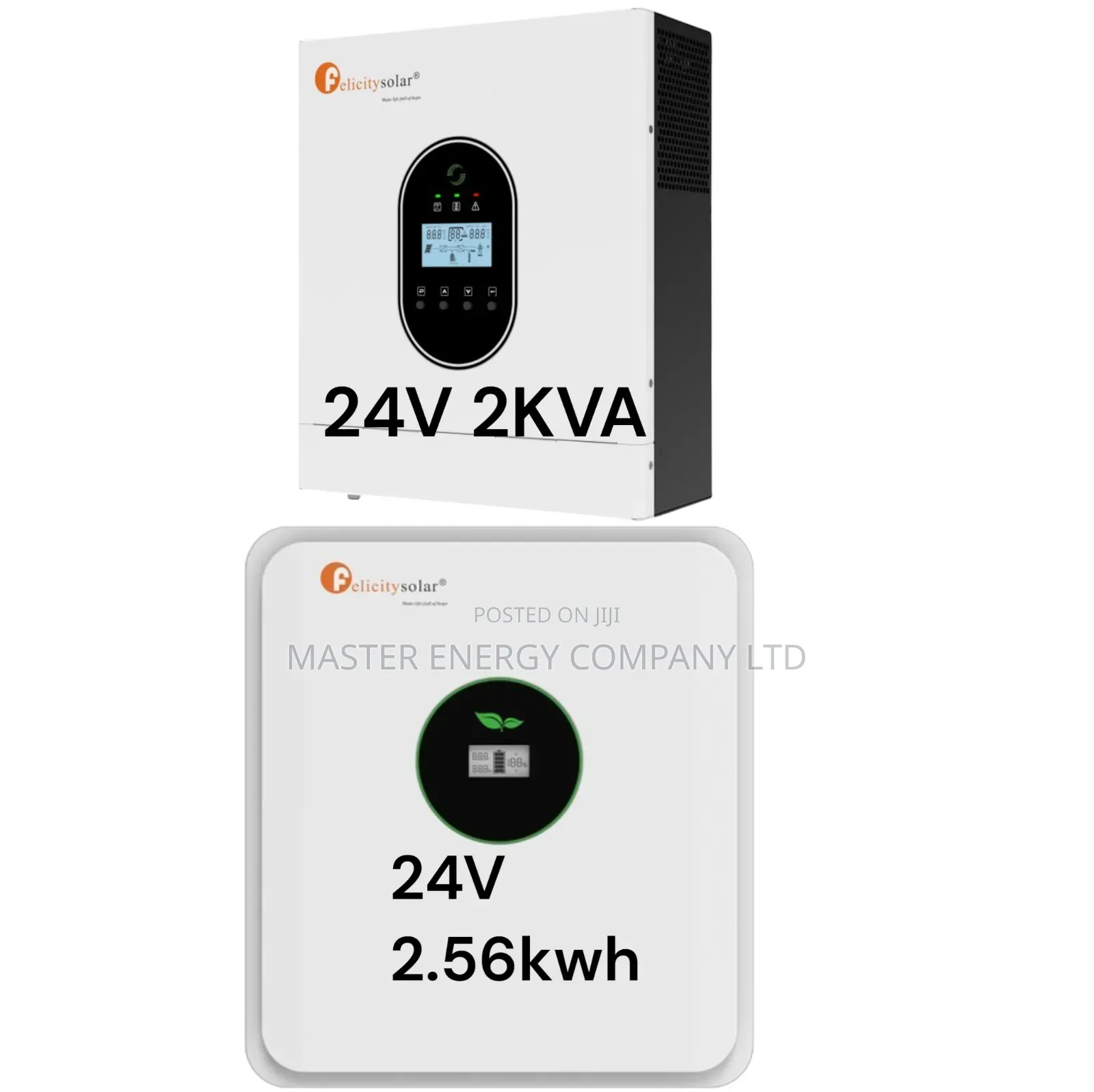 2kva 24v Hybrid and 2.56kwh Lithium Ion Battery Backup System JZHZH