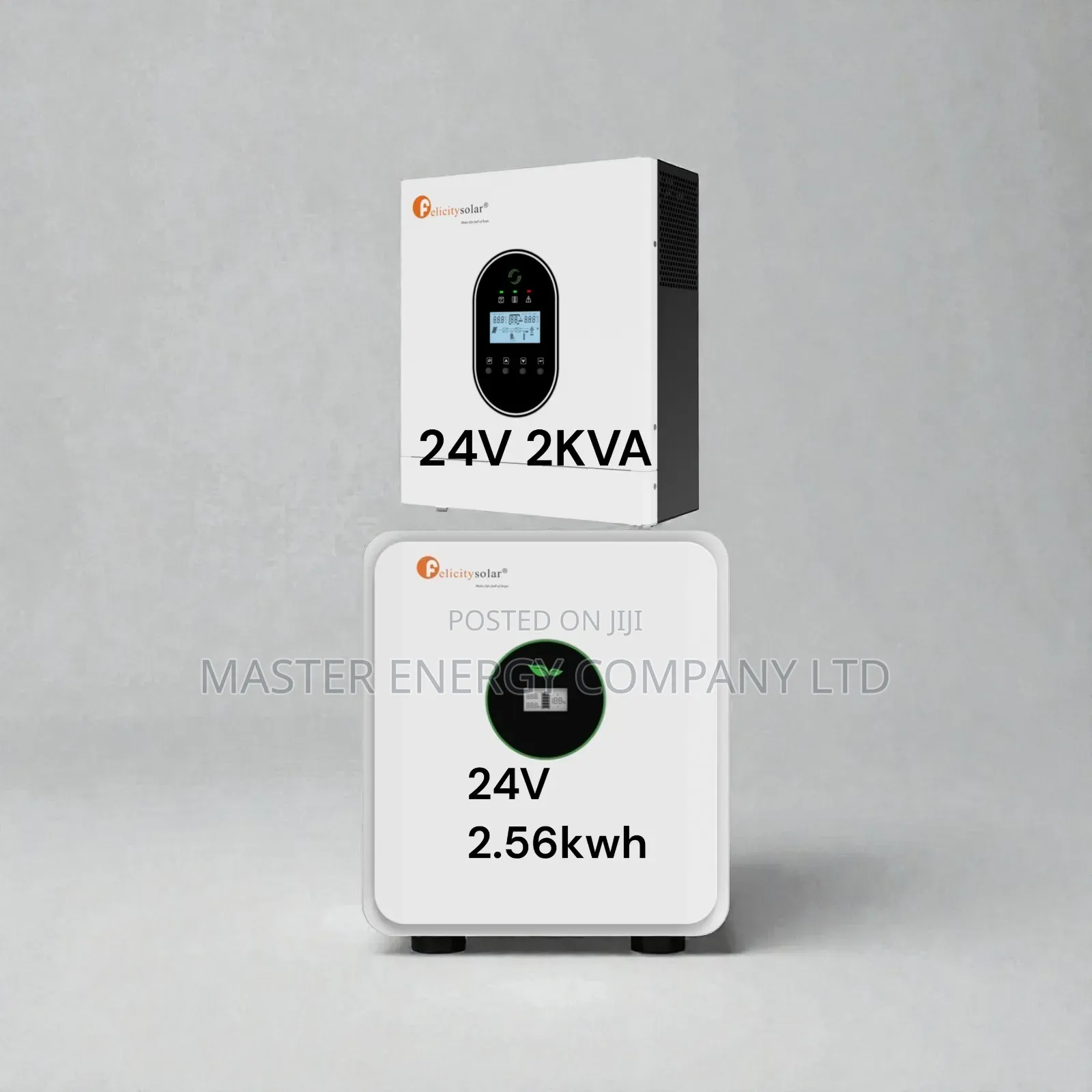 2kva 24v Hybrid and 2.56kwh Lithium Ion Battery Backup System JSGJH